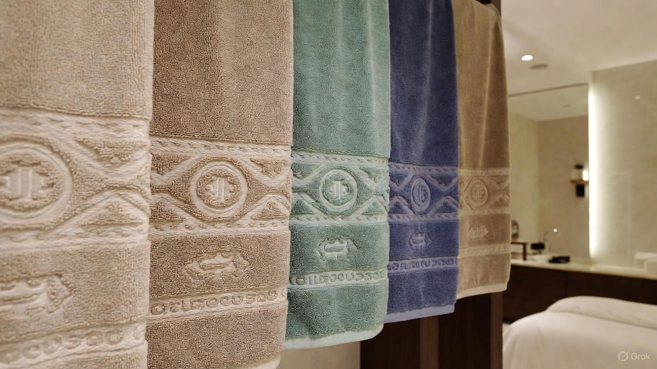 Jacquard Woven Towels