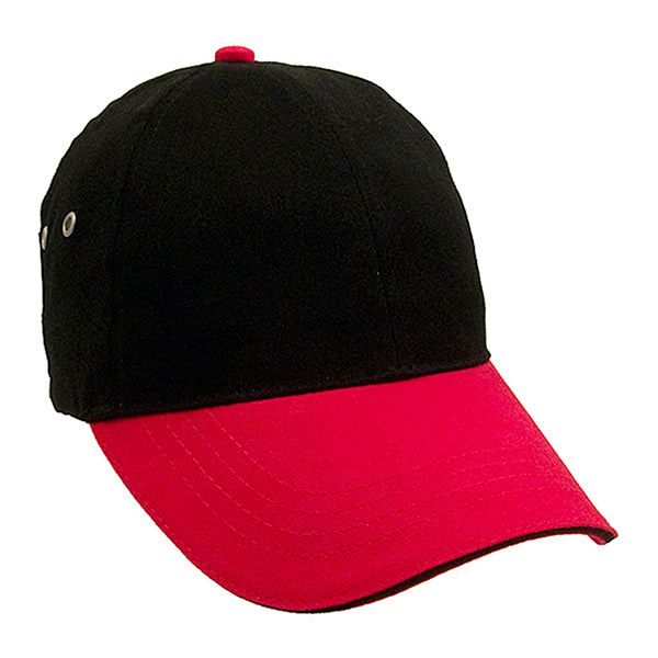 Constructed Lightweight Brushed Two Tone Cotton Twill Sandwich Cap - Image 3