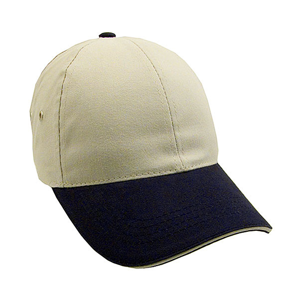 Constructed Lightweight Brushed Two Tone Cotton Twill Sandwich Cap - Image 4