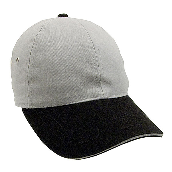 Constructed Lightweight Brushed Two Tone Cotton Twill Sandwich Cap - Image 5