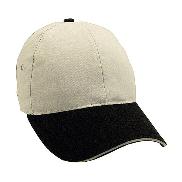 Constructed Lightweight Brushed Two Tone Cotton Twill Sandwich Cap - Image 6