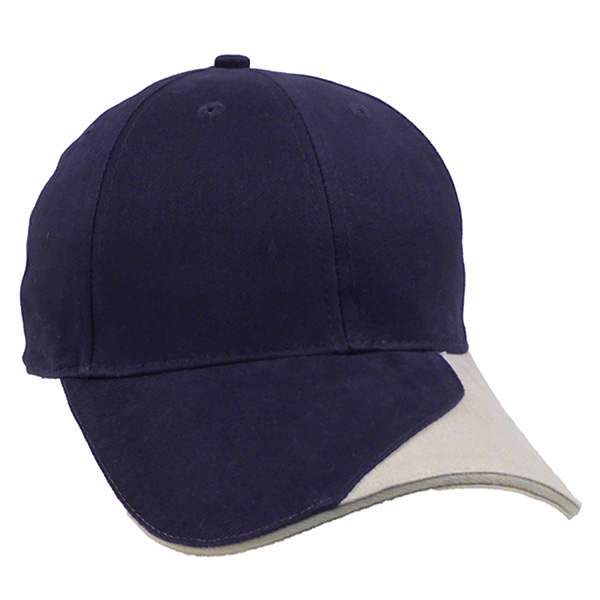 The Slash-Structured Brushed Cotton Twill Cap - Image 5
