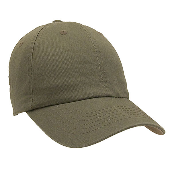Unconstructed Chino Washed Cotton Twill Cap Brown - Image 4