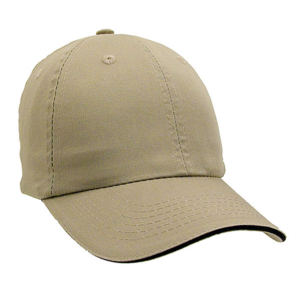 Unconstructed Chino Washed Cotton Twill Cap Black - Image 3