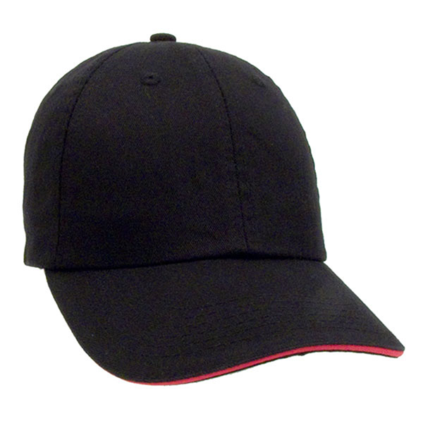 Unconstructed Chino Washed Cotton Twill Cap Black - Image 5