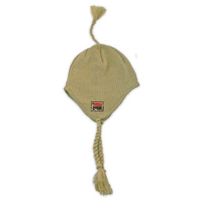 Knit Hat With Ear Flaps And Tassel