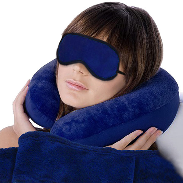 Blue Colored Travel Set