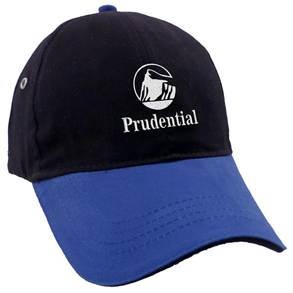 Constructed Lightweight Brushed Two Tone Cotton Twill Sandwich Cap - Embroidery Giveaways