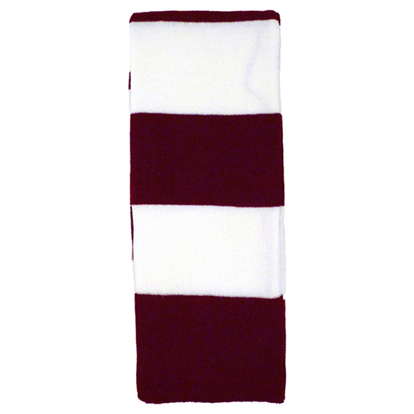 Striped Acrylic Scarf - Image 6