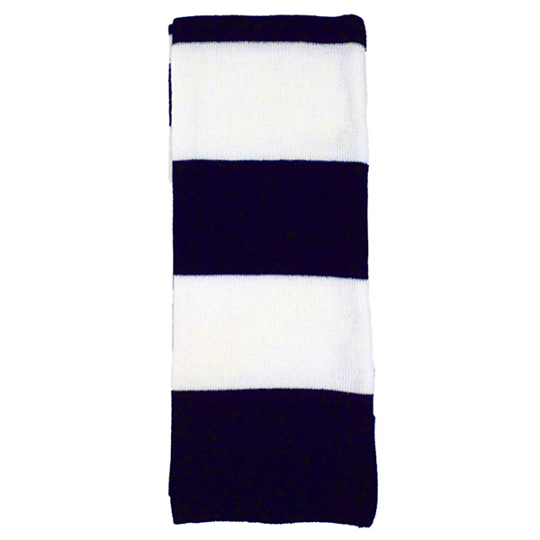 Striped Acrylic Scarf - Image 7