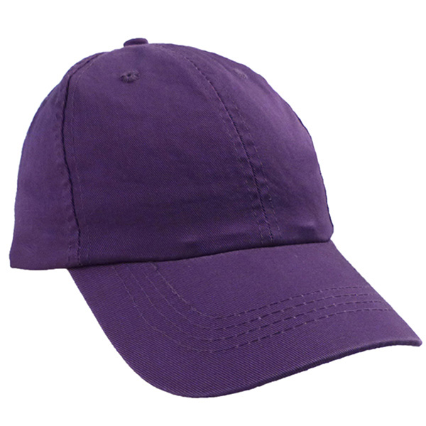 Unconstructed Chino Washed Cotton Twill Cap Purple - Image 9