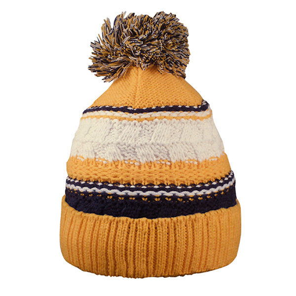 Striped Team Pom Beanie - Image 7