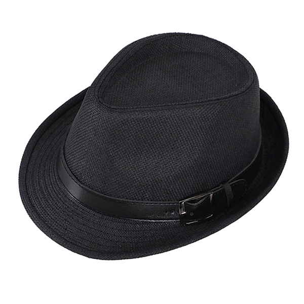 Fedora Hat With Leather Band - Image 3