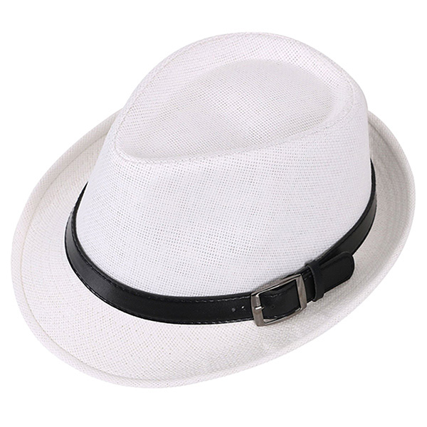 Fedora Hat With Leather Band - Image 2