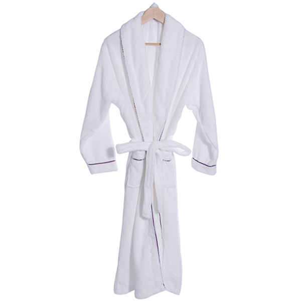 Coral Plush Robe With Trim (NEW) - Image 4
