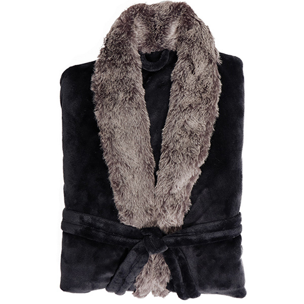Plush Robe With Fur (NEW) - Image 2