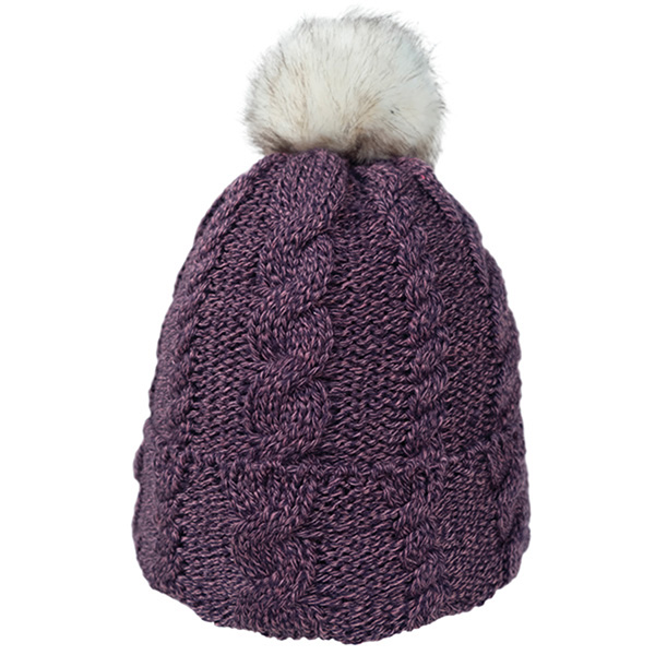 Beanie With Faux Fur Pom And Plush Lining - Image 4