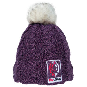 Beanie With Faux Fur Pom and Plush Lining- Embroidery Giveaways