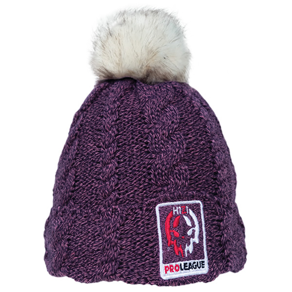 Beanie With Faux Fur Pom and Plush Lining- Embroidery Giveaways