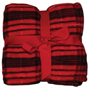Flannel Plush Pattern Blanket- Embroidery Giveaways