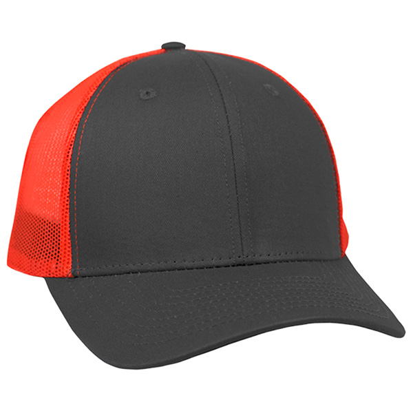 Twill Trucker Cap With Mesh (NEW) - Image 5