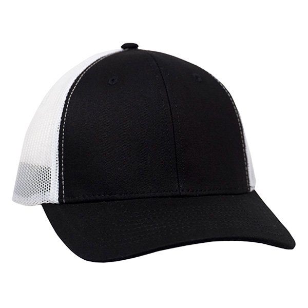 Twill Trucker Cap With Mesh (NEW) - Image 7