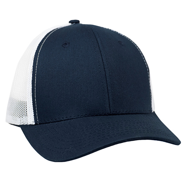 Twill Trucker Cap With Mesh (NEW) - Image 8