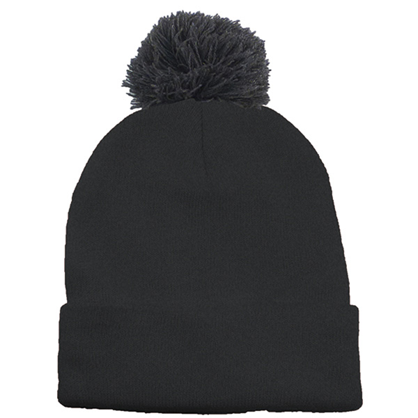 Long Knit Beanie With Pom (NEW) - Image 3