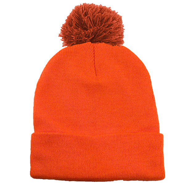 Long Knit Beanie With Pom (NEW) - Image 9