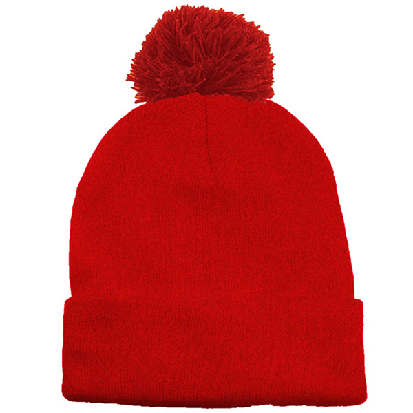 Long Knit Beanie With Pom (NEW) - Image 14