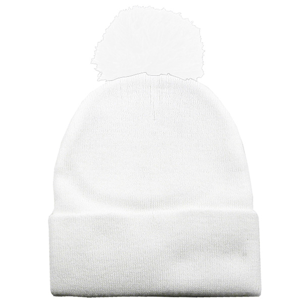 Long Knit Beanie With Pom (NEW) - Image 13