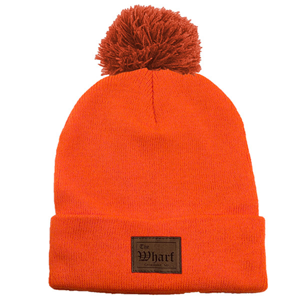 Long Knit Beanie With Pom (NEW)