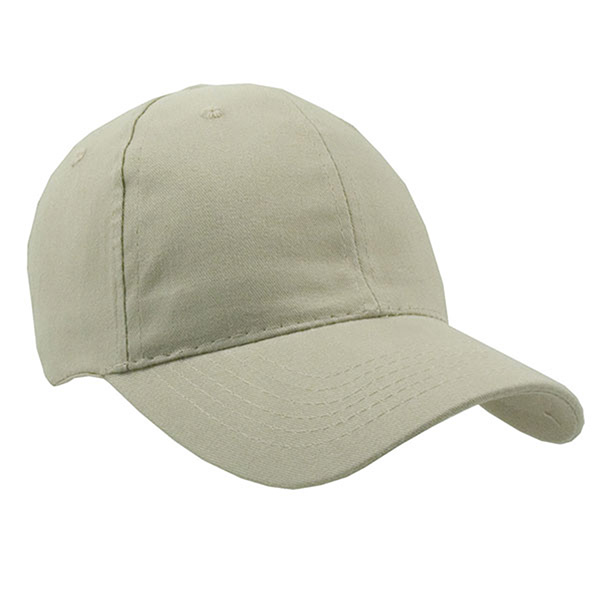 Black Colored Brushed Cotton Twill Cap - Image 6