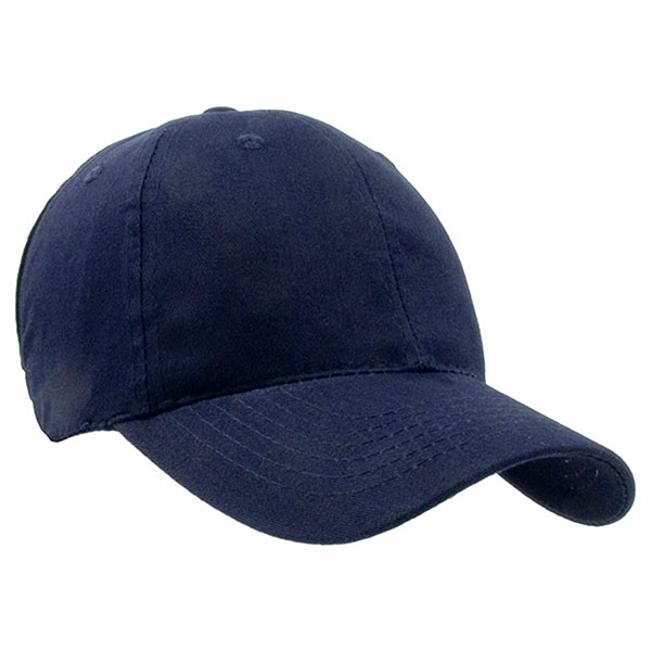 Black Colored Brushed Cotton Twill Cap - Image 7