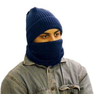 Knitted Beanie and Neck Warmer New - Embroidery Giveaways