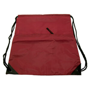 Drawstring Bag With Pocket- Embroidery Giveaways