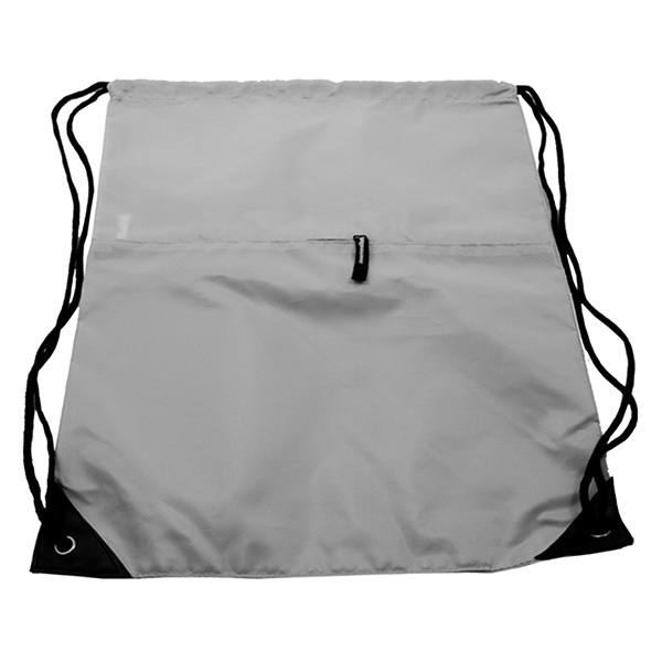 Drawstring Bag With Pocket - Image 7