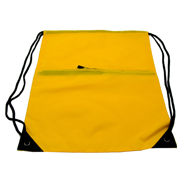 Drawstring Bag With Pocket - Image 3