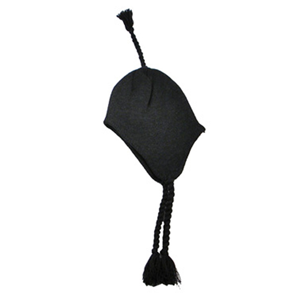 Knit Hat With Ear Flaps And Tassel - Image 2