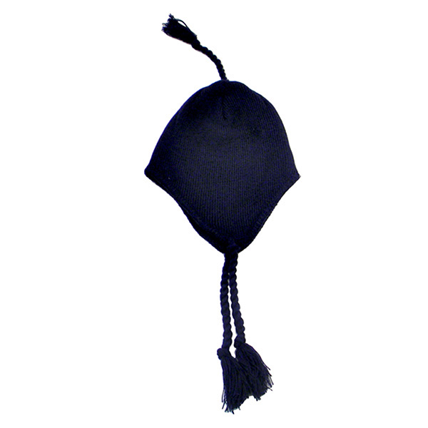 Knit Hat With Ear Flaps And Tassel - Image 3