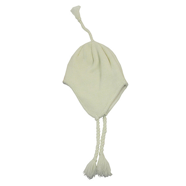 Knit Hat With Ear Flaps And Tassel - Image 5