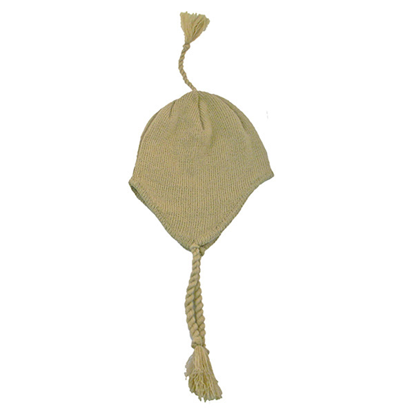 Knit Hat With Ear Flaps And Tassel - Image 6