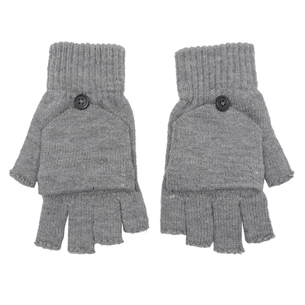 Fingerless Gloves With Flap - Image 3