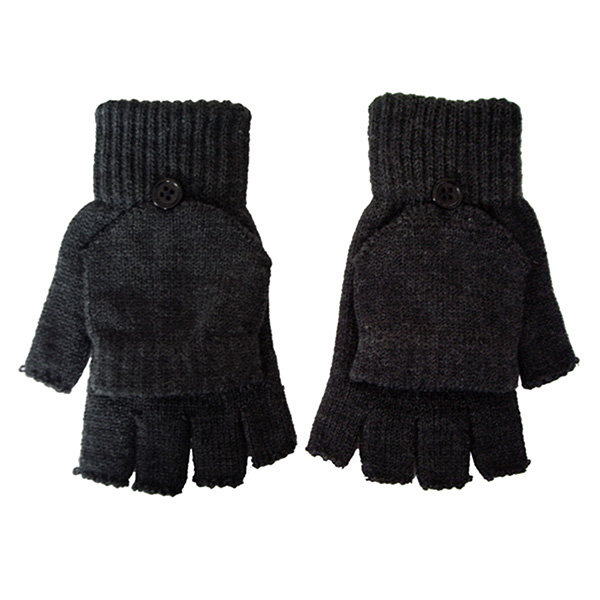 Fingerless Gloves With Flap - Image 4