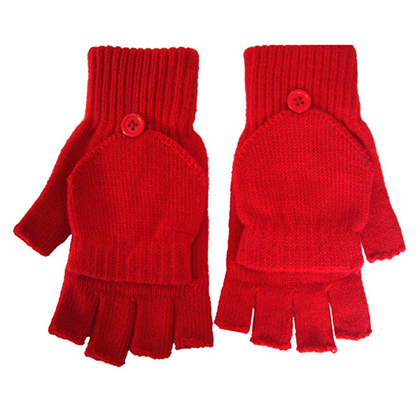 Fingerless Gloves With Flap - Image 6
