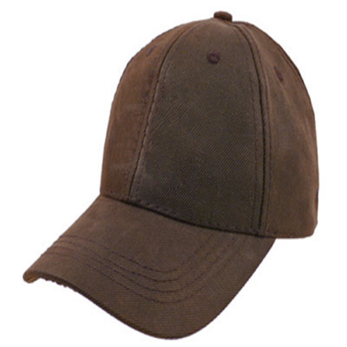 Distress Leather Twill Cap - Image 2