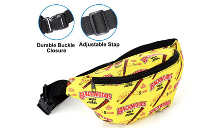 FULL COLOR EDGE 2 EDGE PRINTED – 3 ZIPPER FANNY PACK - Image 3